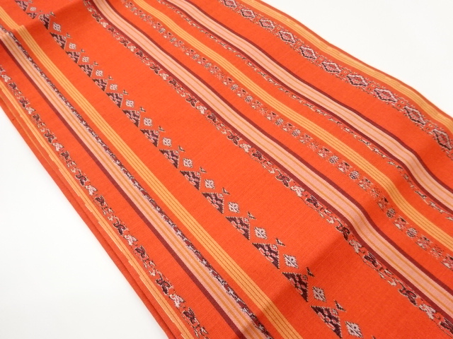 変わり横段模様織出し名古屋帯